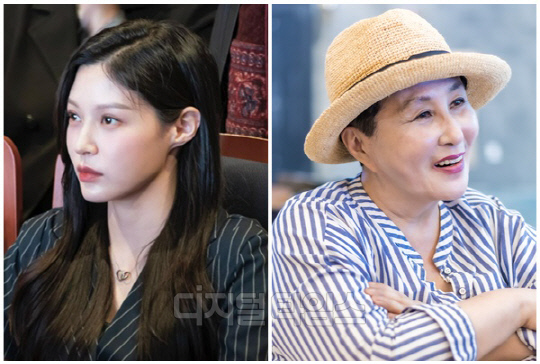 조국 전 법무부 장관 딸 조민씨(왼쪽)와 전여옥 전 국회의원. <디지털타임스 박동욱 기자, 디지털타임스 DB>